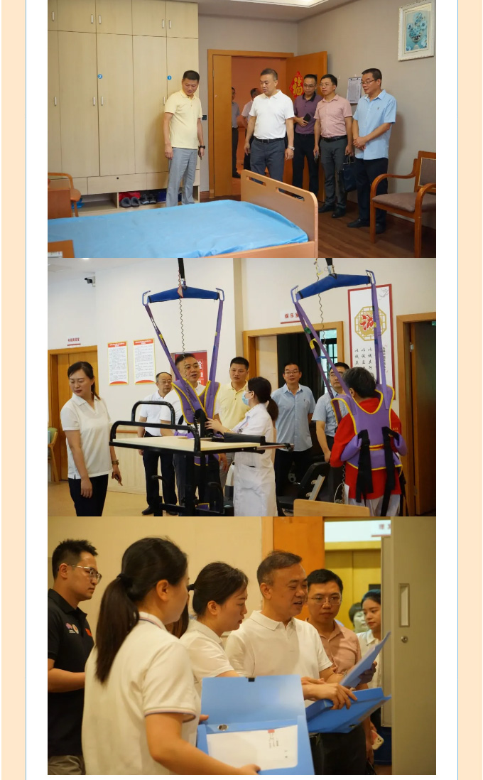 省衛(wèi)健委老齡健康處處長(zhǎng)羅開(kāi)平等一行蒞臨養(yǎng)護(hù)中心調(diào)研醫(yī)養(yǎng)結(jié)合工作_02.jpg